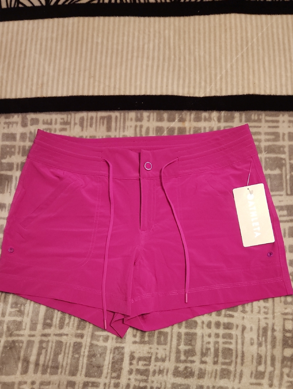 Athleta Women's Hot Pink Athletic Drawstring Shorts